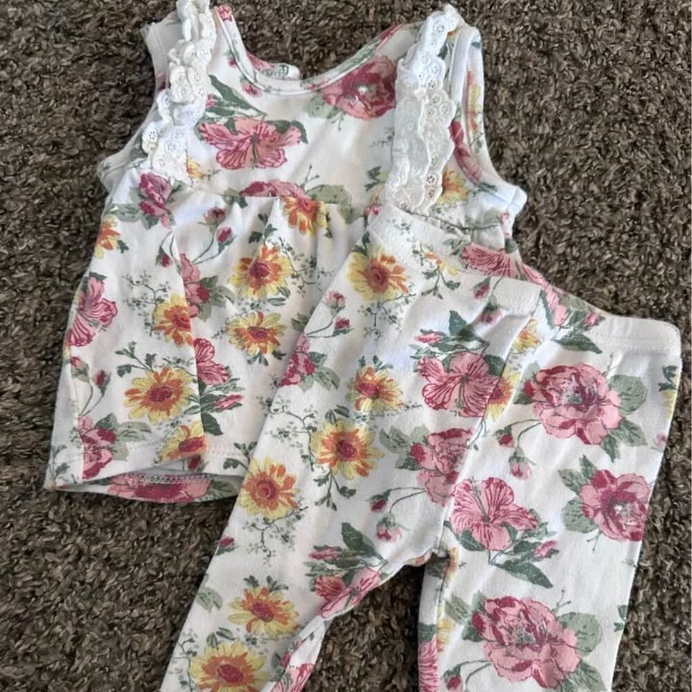 Laura Ashley Baby Outfit, Baby Floral Outfit, Baby Outfit, Spring Outfit